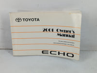 2001 Toyota Echo Owners Manual Book Guide P/N:01999-52440 OEM Used Auto Parts - Oemusedautoparts1.com