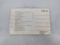 2001 Toyota Echo Owners Manual Book Guide P/N:01999-52440 OEM Used Auto Parts - Oemusedautoparts1.com