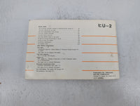 2001 Toyota Echo Owners Manual Book Guide P/N:01999-52440 OEM Used Auto Parts - Oemusedautoparts1.com