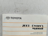2001 Toyota Highlander Owners Manual Book Guide P/N:0M48415U 01999-48415 OEM Used Auto Parts - Oemusedautoparts1.com