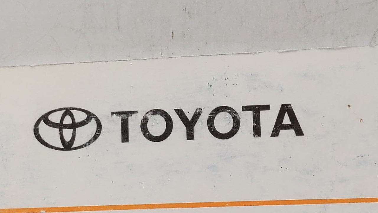 2001 Toyota Highlander Owners Manual Book Guide OEM Used Auto Parts - Oemusedautoparts1.com
