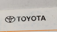 2001 Toyota Highlander Owners Manual Book Guide OEM Used Auto Parts - Oemusedautoparts1.com