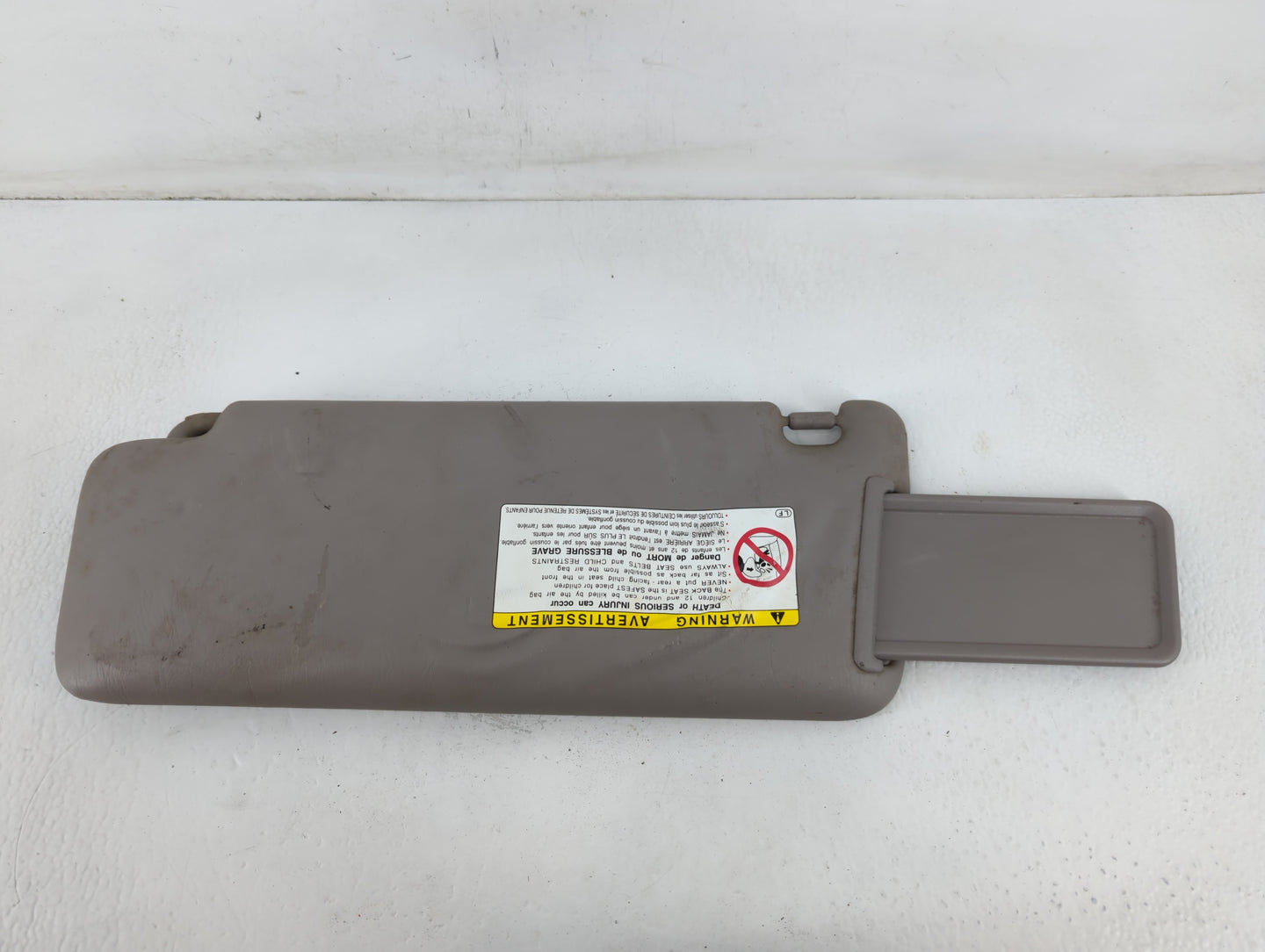 2001-2003 Toyota Highlander Sun Visor Shade Replacement Passenger Right Mirror Fits Fits 2001 2002 2003 OEM Used Auto Parts 