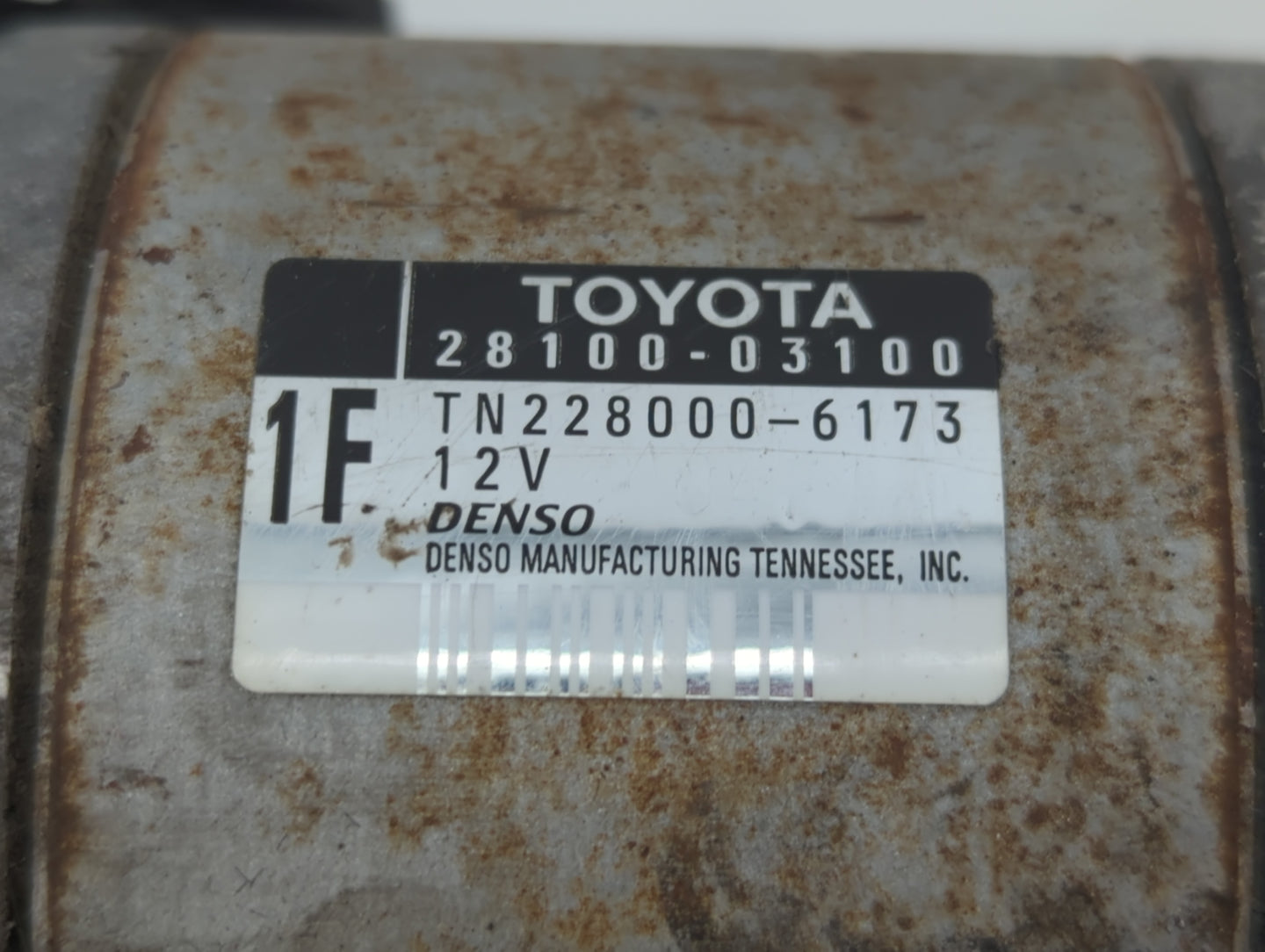 2001-2003 Toyota Highlander Car Starter Motor Solenoid OEM P/N:28100-03100 Fits OEM Used Auto Parts - Oemusedautoparts1.com