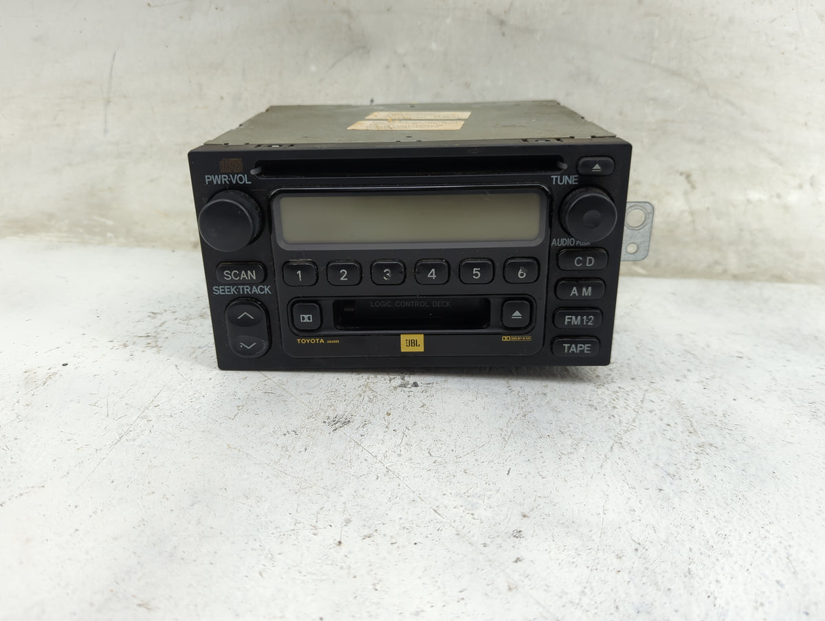 2001-2003 Toyota Sienna Radio AM FM Cd Player Receiver Replacement P/N:86120-08120 86211-08020 Fits Fits 2001 2002 2003 OEM 