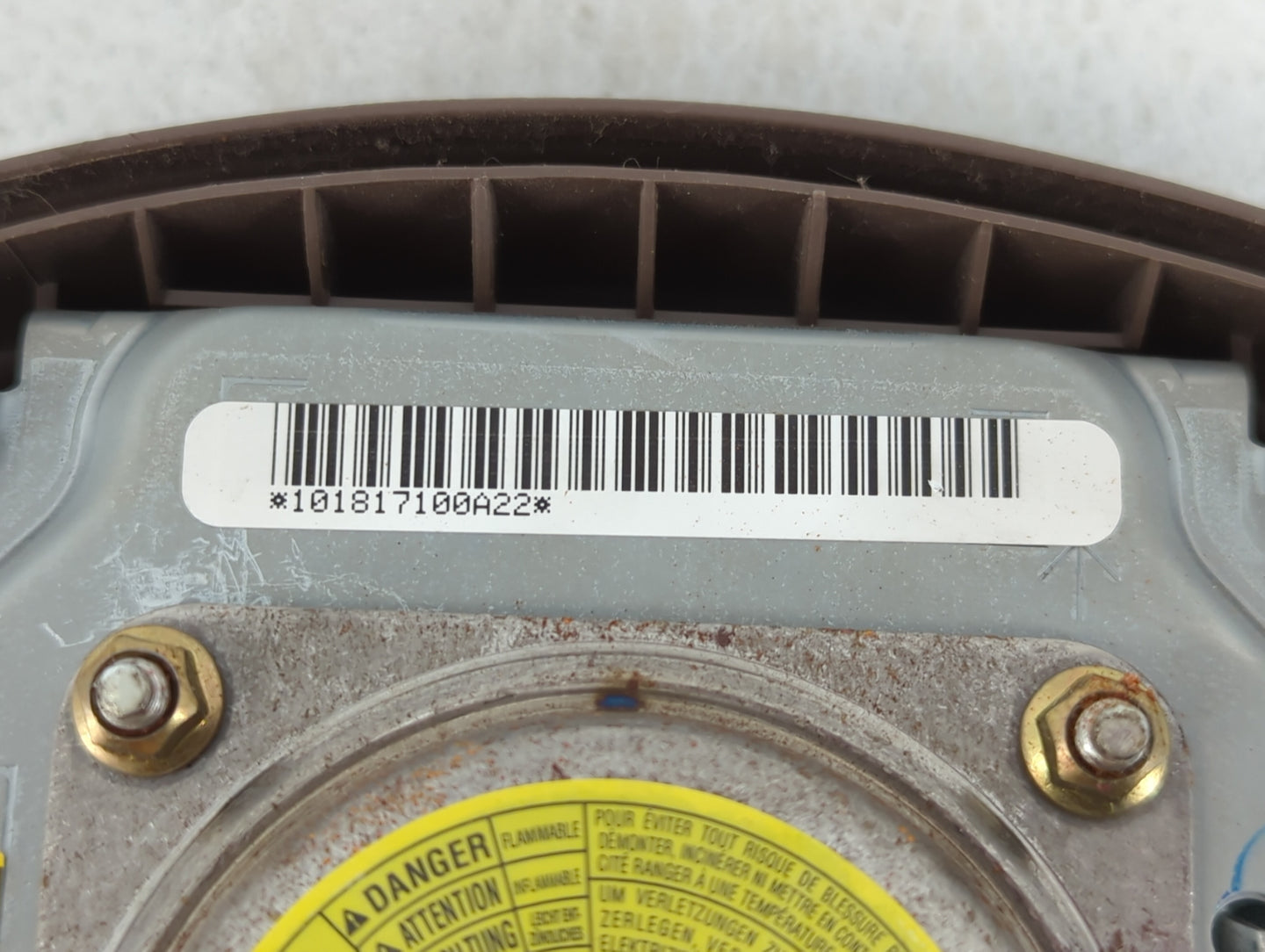 1999-2003 Toyota Sienna Air Bag Driver Left Steering Wheel Mounted Fits Fits 1999 2000 2001 2002 2003 OEM Used Auto Parts - 