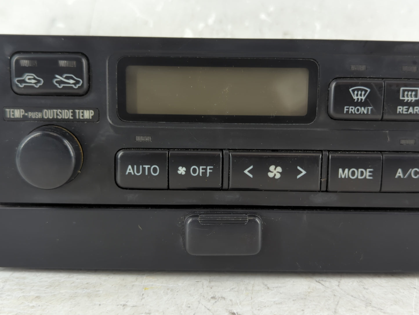 2001 Toyota Solara Climate Control Module Temperature AC/Heater Replacement Fits OEM Used Auto Parts - Oemusedautoparts1.com