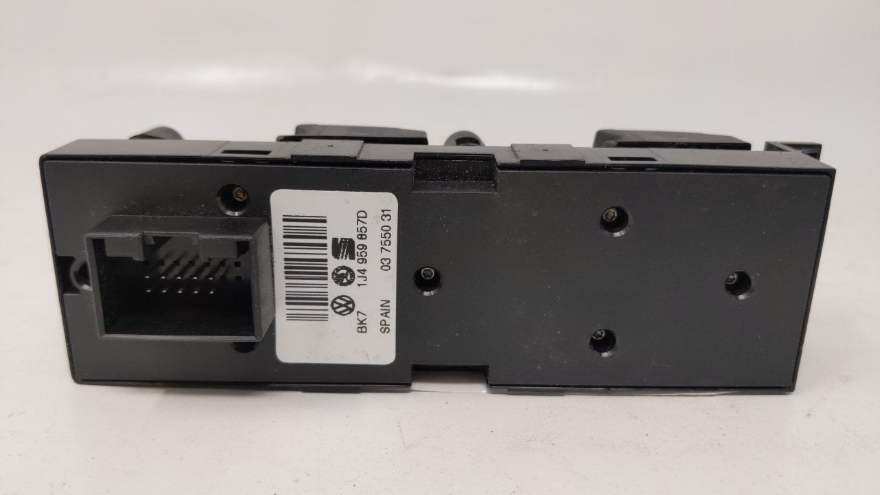 2000-2007 Volkswagen Golf Master Power Window Switch Replacement Driver Side Left P/N:1J4 959 857D Fits OEM Used Auto Parts 
