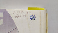2001 Volkswagen Passat Owners Manual Book Guide OEM Used Auto Parts - Oemusedautoparts1.com