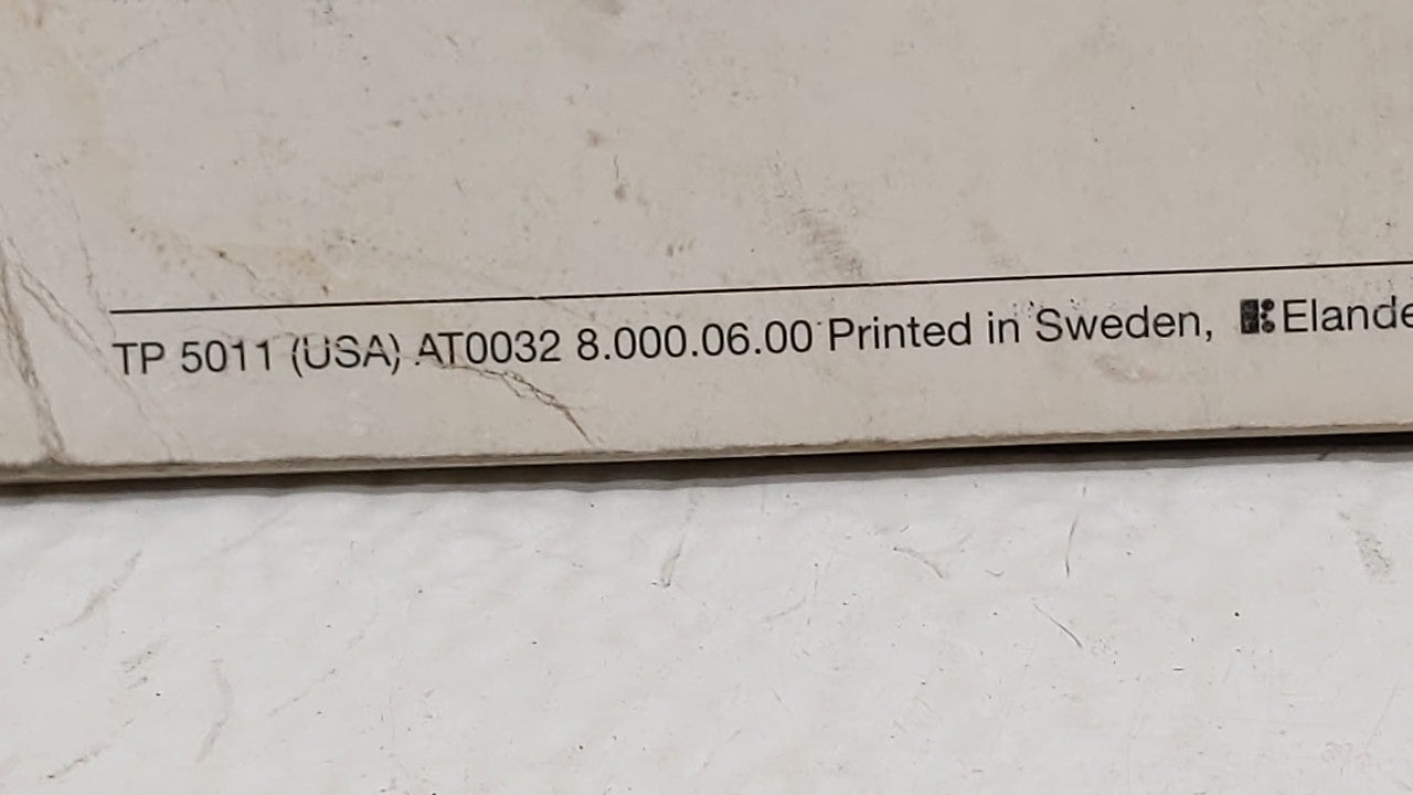 2001 Volvo S60 Owners Manual Book Guide OEM Used Auto Parts - Oemusedautoparts1.com