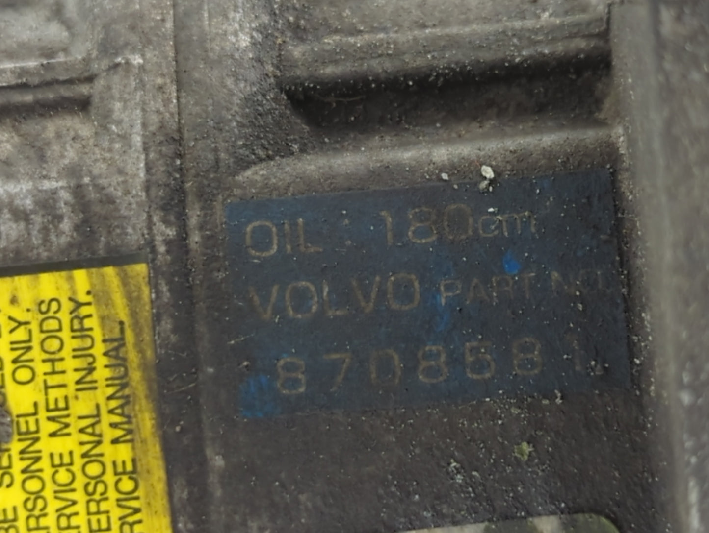 2001-2002 Volvo V70 Air Conditioning A/c Ac Compressor Oem - Oemusedautoparts1.com