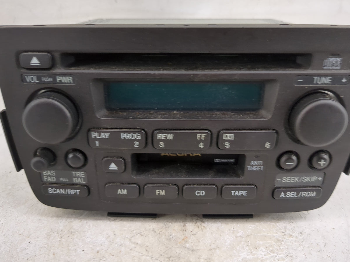 2001-2002 Acura Mdx Radio AM FM Cd Player Receiver Replacement P/N:39101-S3V-A030-M1 MU920AB Fits Fits 2001 2002 OEM Used Au