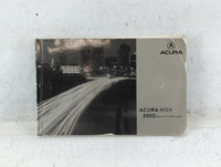 2002 Acura Mdx Owners Manual Book Guide P/N:31S3V610 00X31-S3V-6102 OEM Used Auto Parts - Oemusedautoparts1.com