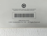 2002 Acura Tl Owners Manual Book Guide OEM Used Auto Parts - Oemusedautoparts1.com