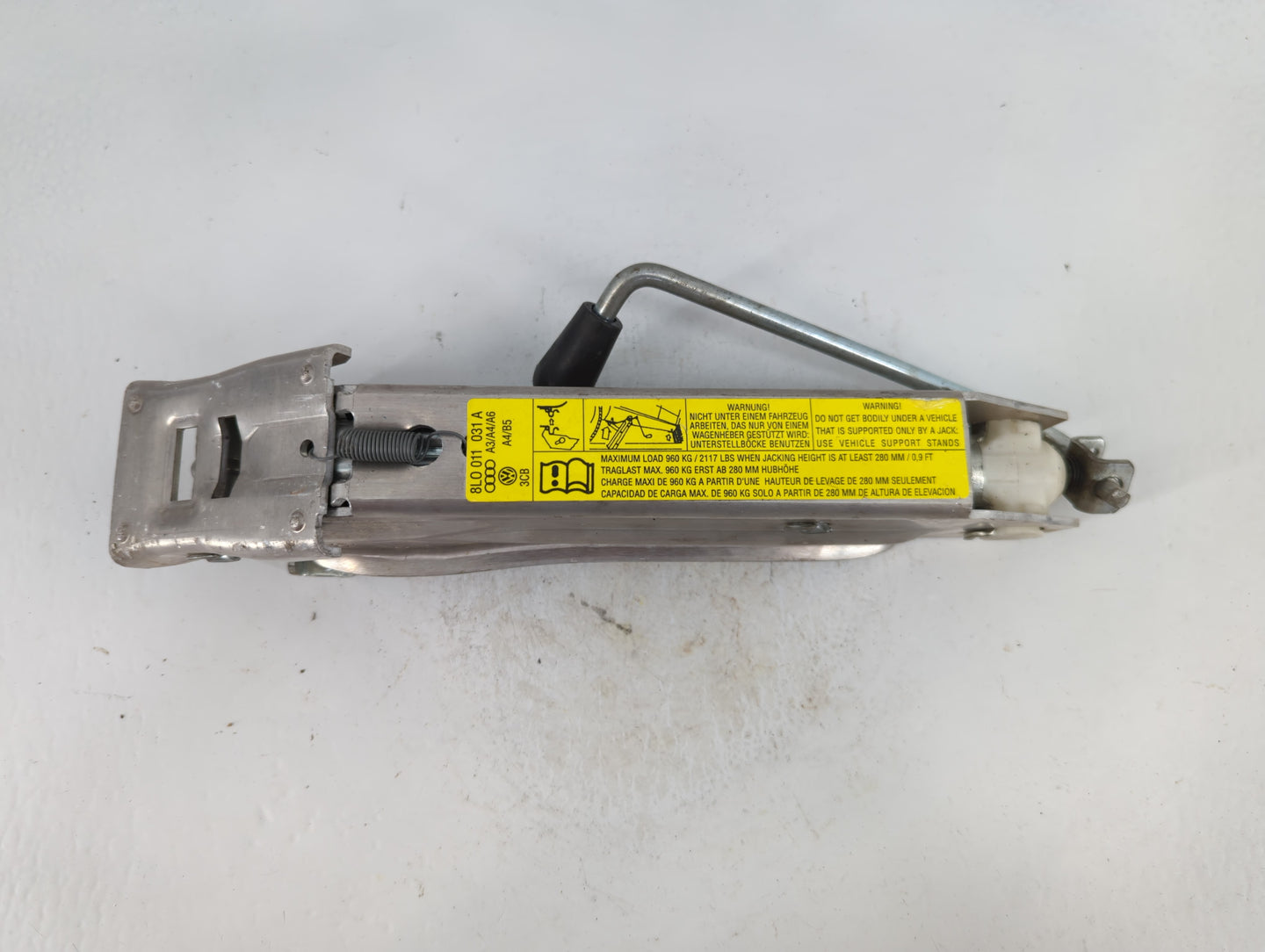 2002 Audi A3 Spare Scissor Car Jack - Oemusedautoparts1.com