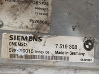 2002 Bmw 325ci PCM Engine Control Computer ECU ECM PCU OEM P/N:7519308 7520568, 5WK90015 Fits Fits 2001 2003 2004 2005 OEM U