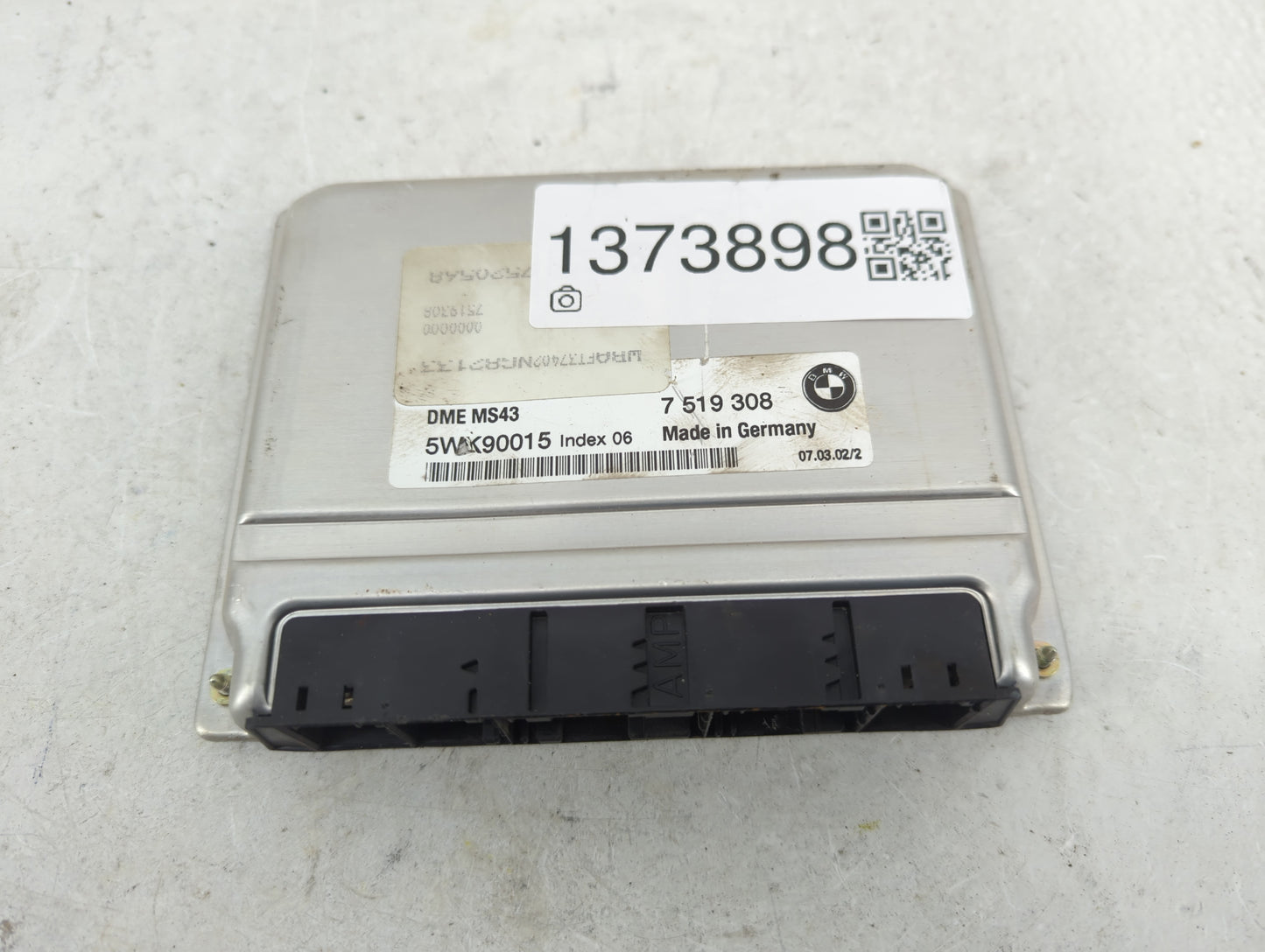 2002 Bmw 325i PCM Engine Control Computer ECU ECM PCU OEM P/N:5WK90015 7519308 Fits OEM Used Auto Parts - Oemusedautoparts1.