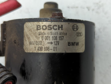 2001-2002 Bmw 325i Car Starter Motor Solenoid OEM P/N:1 438 696-01 Fits Fits 1994 1995 1996 1997 1998 1999 2000 2001 2002 OEM Used Auto Parts