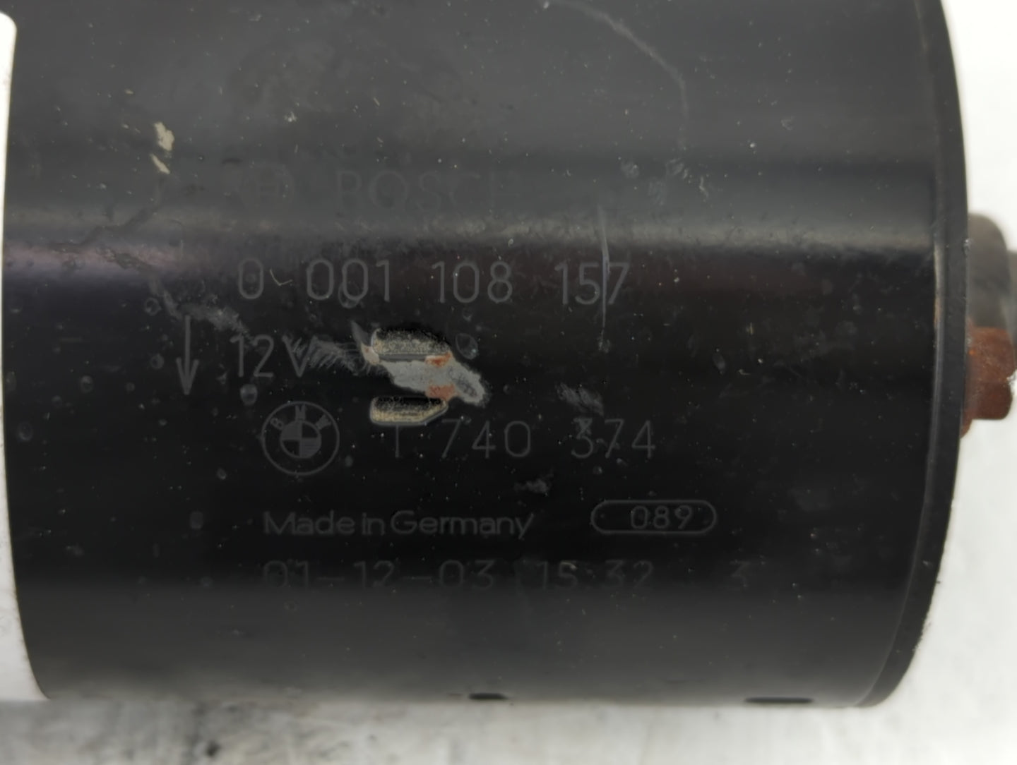 2001-2002 Bmw 325i Car Starter Motor Solenoid OEM P/N:0 001 108 157 Fits Fits 1994 1995 1996 1997 1998 1999 2000 2001 2002 O