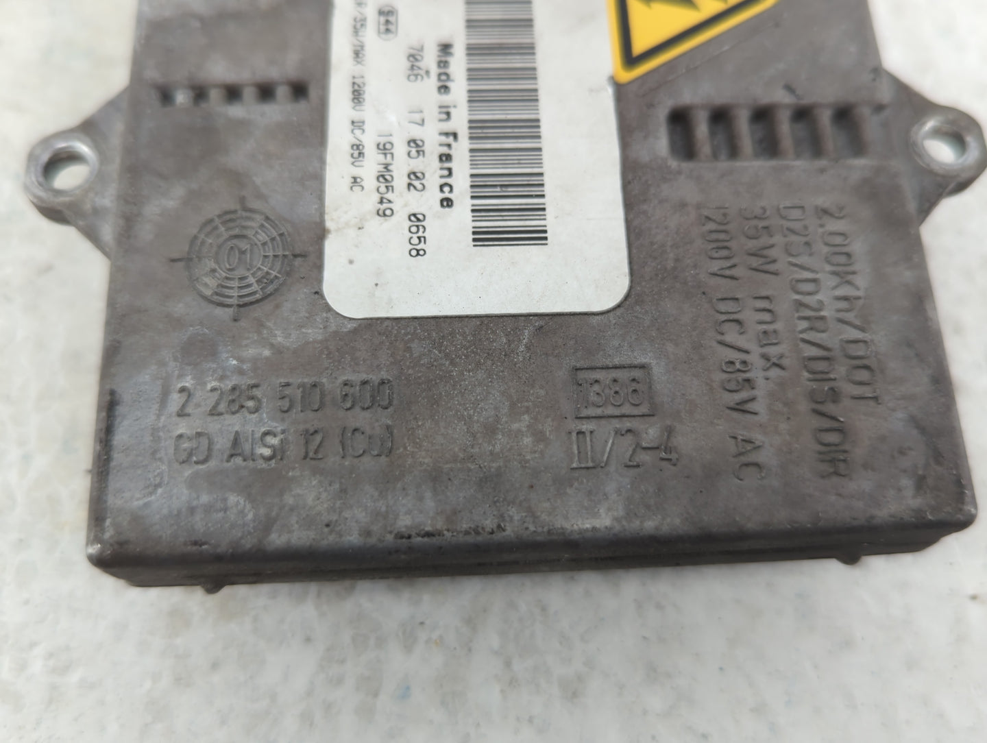 2002-2002 Bmw 325i Headlight Ballast Head Light - Oemusedautoparts1.com