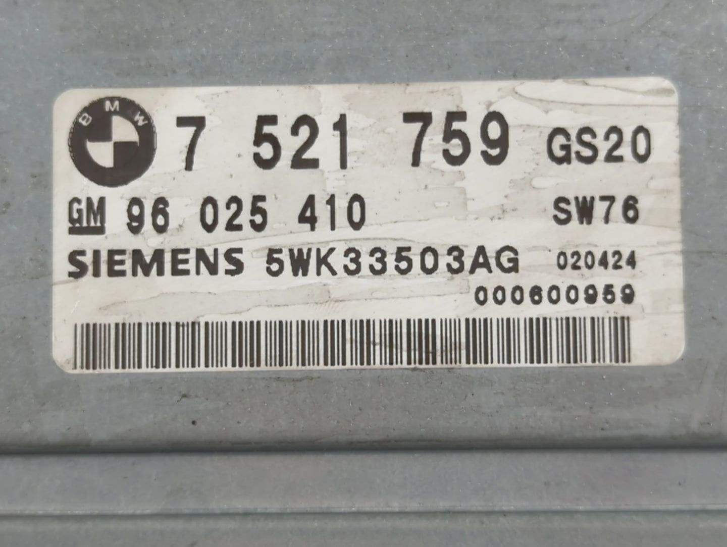 2002-2002 Bmw 325i Body Control Module Bcm Inner Cabin Fuse Box - Oemusedautoparts1.com