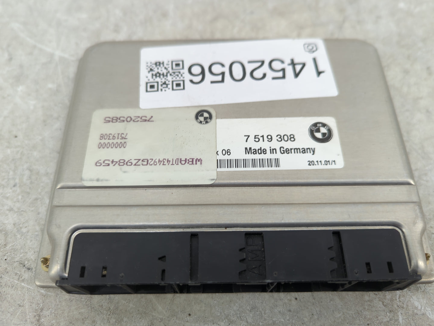 2001-2003 Bmw 525i PCM Engine Control Computer ECU ECM PCU OEM P/N:7519308 7520585 Fits Fits 2001 2002 2003 OEM Used Auto Pa