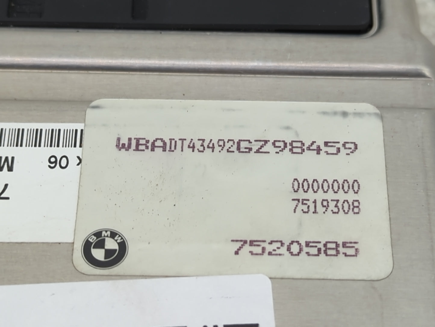 2001-2003 Bmw 525i PCM Engine Control Computer ECU ECM PCU OEM P/N:7519308 7520585 Fits Fits 2001 2002 2003 OEM Used Auto Pa