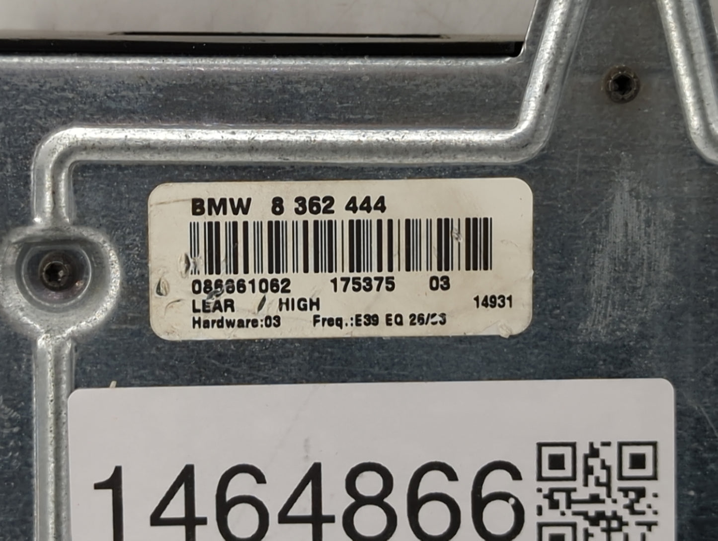 2002 Bmw 525i Radio Speaker Amplifier 8362444|8368861062|175375 - Oemusedautoparts1.com