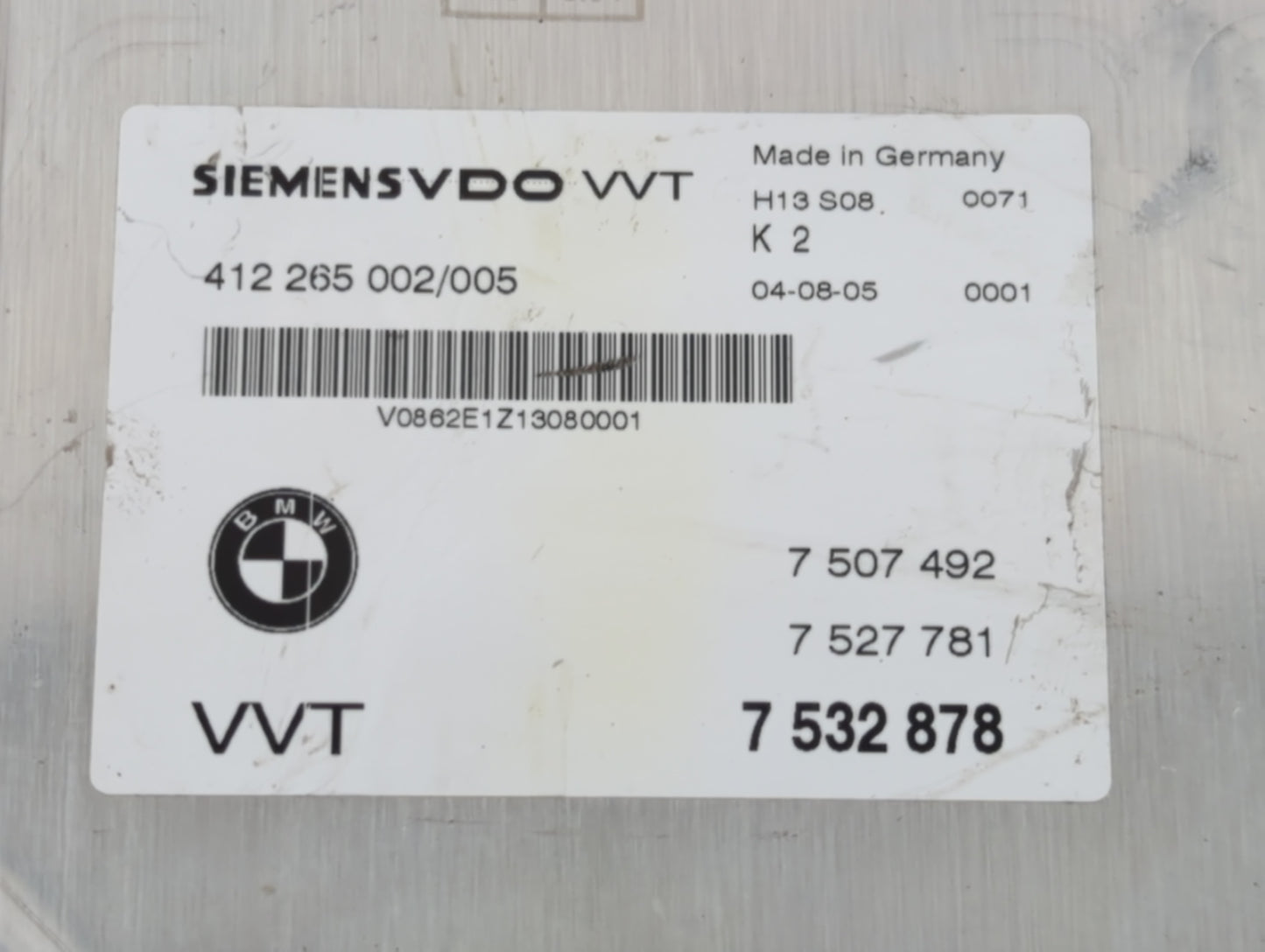 2002-2005 Bmw 745i PCM Engine Control Computer ECU ECM PCU OEM P/N:7 510 154 412 265 002 Fits OEM Used Auto Parts - Oemuseda