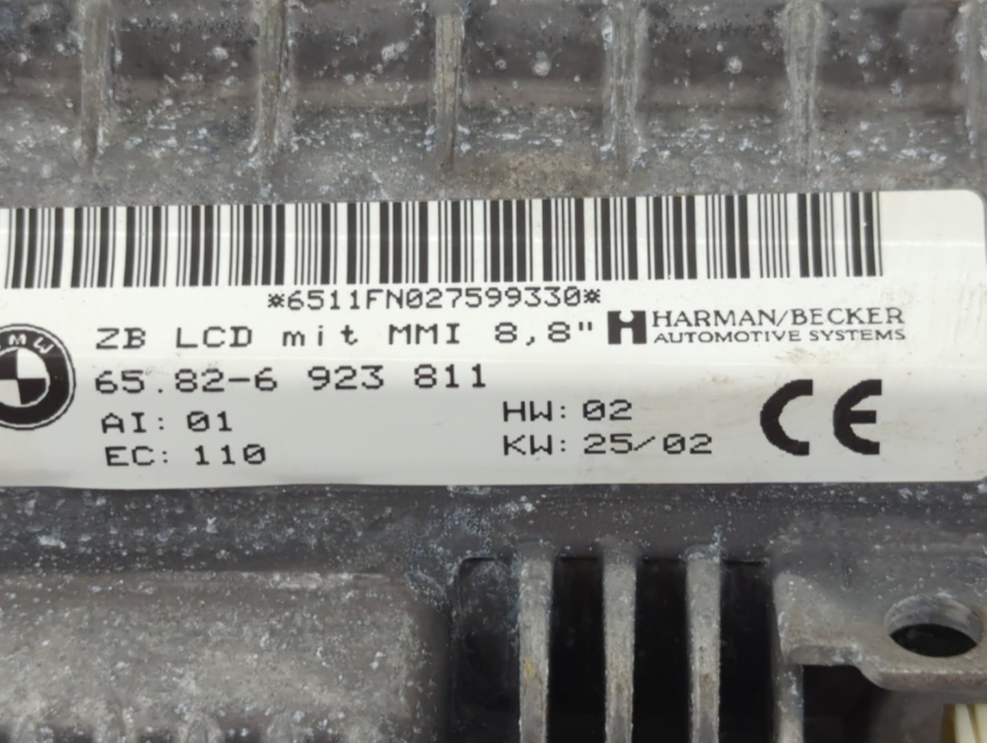 2002 Bmw 745i Instrument Cluster Speedometer Gauges P/N:65.82-6 923 811 Fits OEM Used Auto Parts - Oemusedautoparts1.com