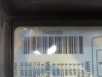 2000-2005 Buick Century Fusebox Fuse Box Panel Relay Module P/N:15404326 Fits Fits 2000 2001 2002 2003 2004 2005 OEM Used Au