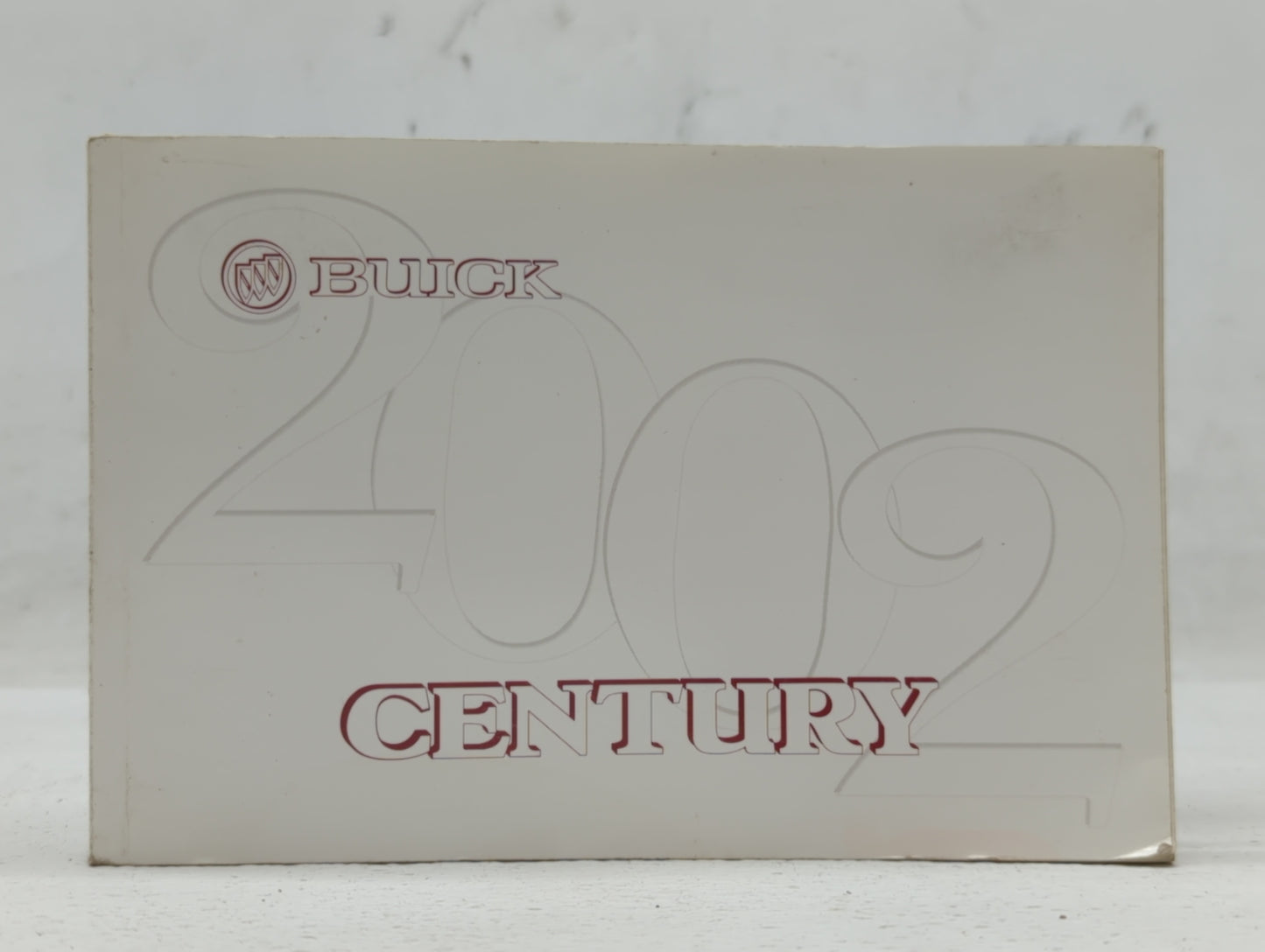 2002 Buick Century Owners Manual Book Guide OEM Used Auto Parts - Oemusedautoparts1.com