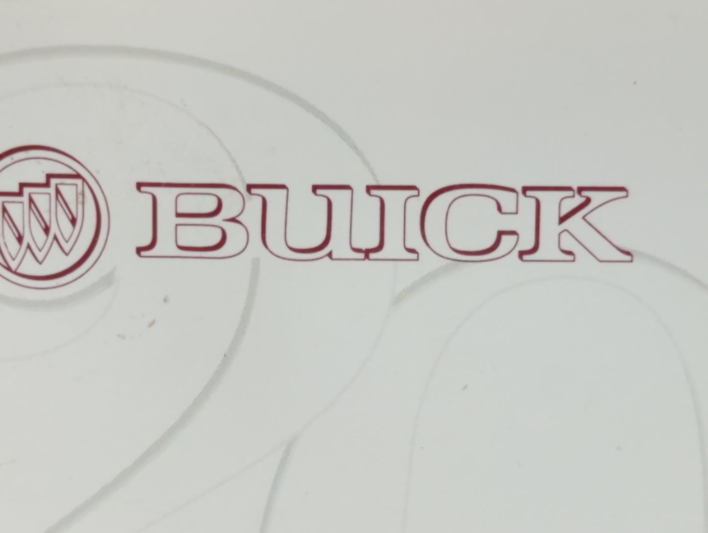 2002 Buick Century Owners Manual Book Guide OEM Used Auto Parts - Oemusedautoparts1.com