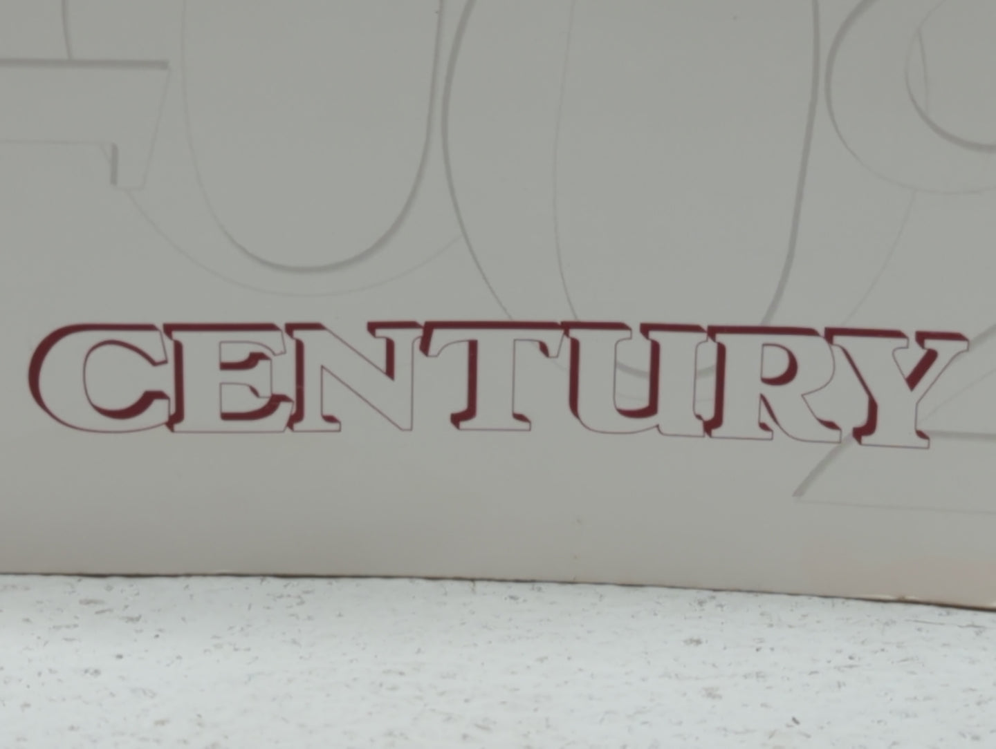 2002 Buick Century Owners Manual Book Guide OEM Used Auto Parts - Oemusedautoparts1.com