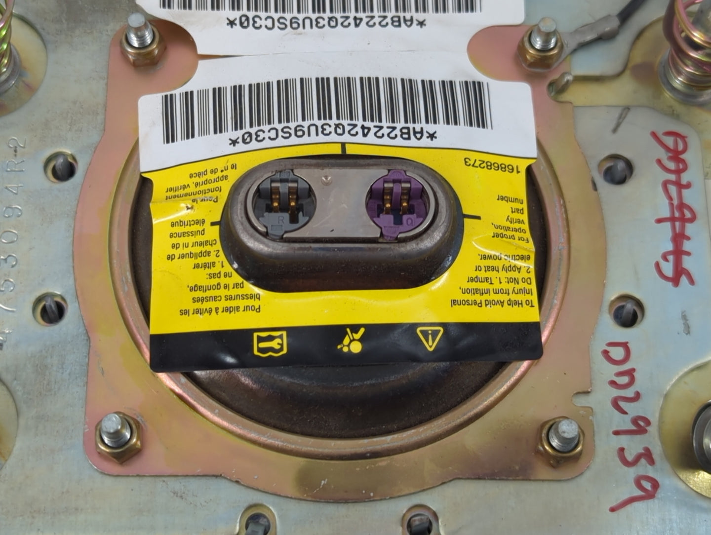 2002 Buick Lesabre Air Bag Driver Left Steering Wheel Mounted - Oemusedautoparts1.com