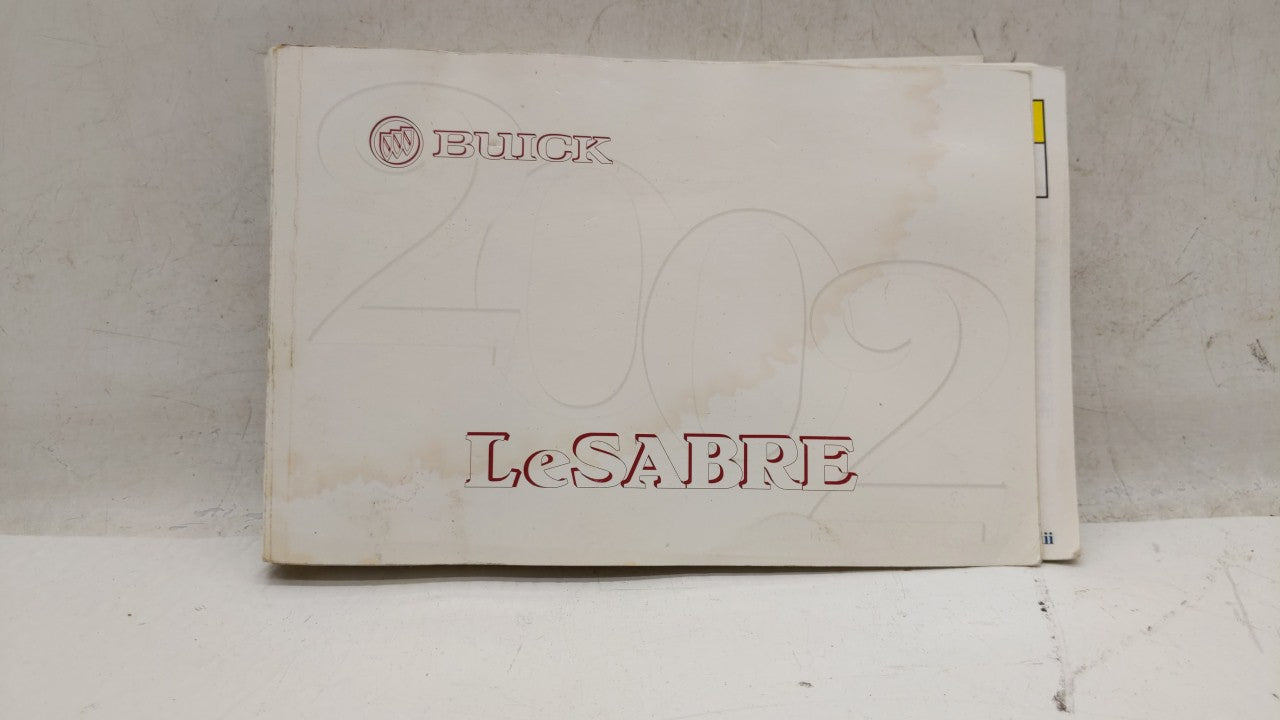 2002 Buick Lesabre Owners Manual Book Guide OEM Used Auto Parts - Oemusedautoparts1.com