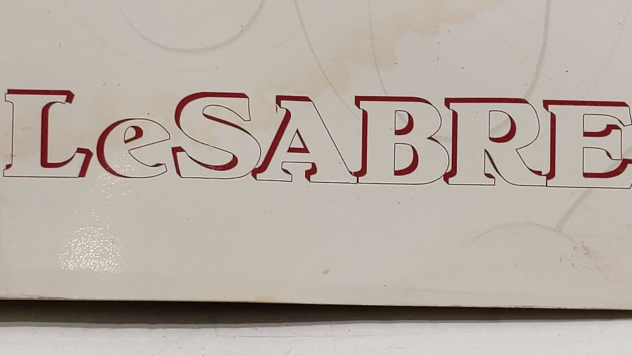 2002 Buick Lesabre Owners Manual Book Guide OEM Used Auto Parts - Oemusedautoparts1.com