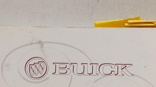 2002 Buick Rendezvous Owners Manual Book Guide OEM Used Auto Parts