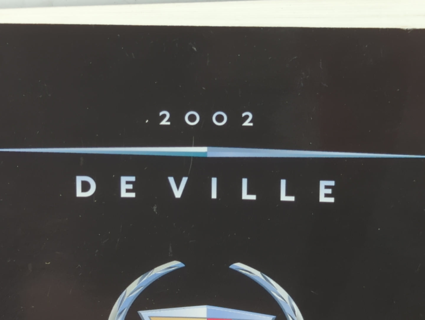 2002 Cadillac Deville Owners Manual Book Guide P/N:25729638 B OEM Used Auto Parts - Oemusedautoparts1.com