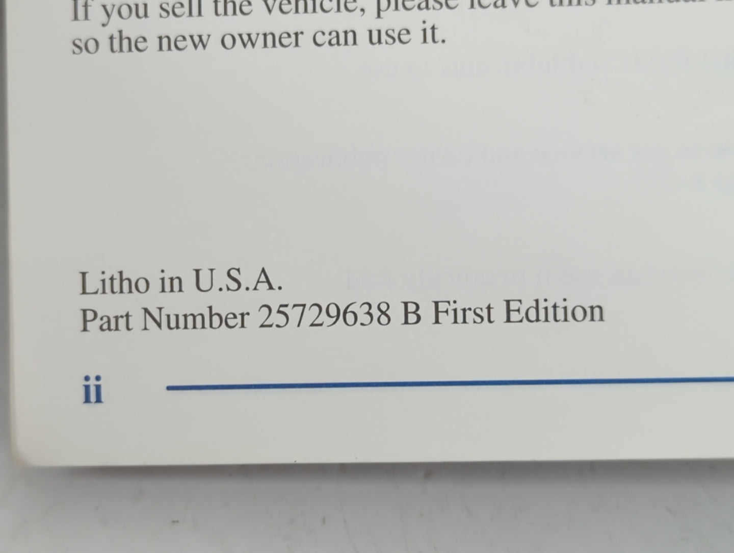 2002 Cadillac Deville Owners Manual Book Guide P/N:25729638 B OEM Used Auto Parts - Oemusedautoparts1.com