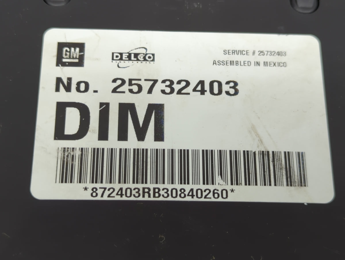 2002-2004 Cadillac Seville Body Control Module Bcm Inner Cabin Fuse Box - Oemusedautoparts1.com