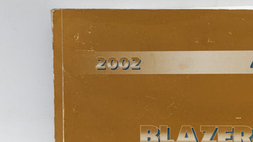 2002 Chevrolet Blazer Owners Manual Book Guide OEM Used Auto Parts