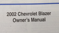 2002 Chevrolet Blazer Owners Manual Book Guide OEM Used Auto Parts - Oemusedautoparts1.com