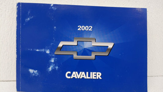 2002 Chevrolet Cavalier Owners Manual Book Guide OEM Used Auto Parts - Oemusedautoparts1.com
