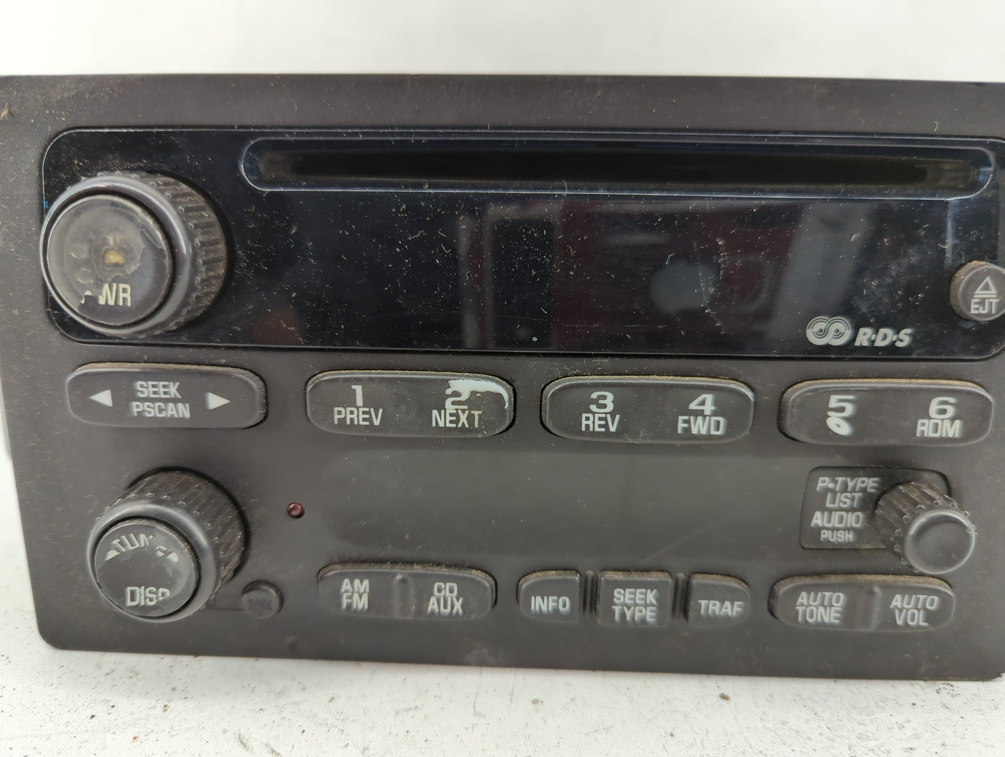 2001-2002 Chevrolet Express 2500 Radio AM FM Cd Player Receiver Replacement P/N:15091316 Fits Fits 2001 2002 2003 OEM Used A
