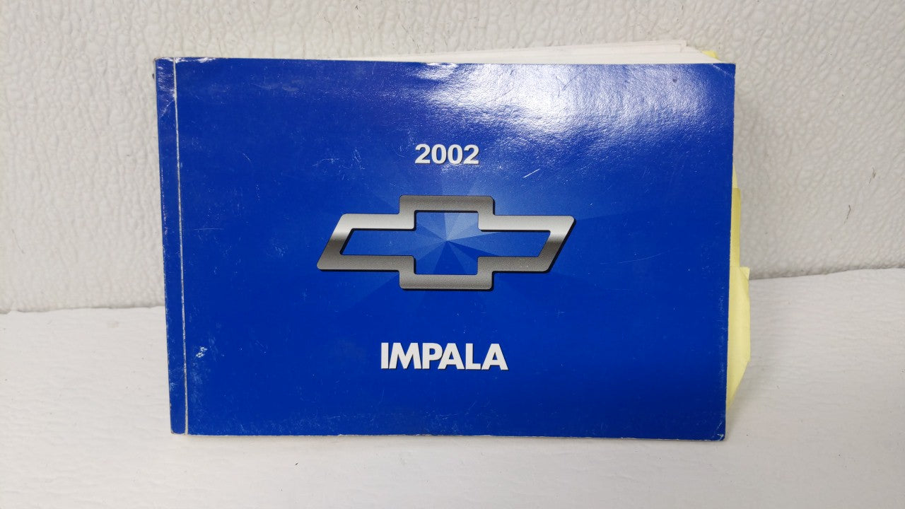 2002 Chevrolet Impala Owners Manual Book Guide OEM Used Auto Parts - Oemusedautoparts1.com