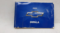 2002 Chevrolet Impala Owners Manual Book Guide OEM Used Auto Parts - Oemusedautoparts1.com