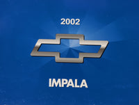 2002 Chevrolet Impala Owners Manual Book Guide P/N:10315383 OEM Used Auto Parts - Oemusedautoparts1.com