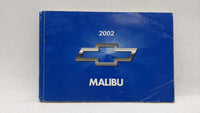 2002 Chevrolet Malibu Owners Manual Book Guide OEM Used Auto Parts - Oemusedautoparts1.com
