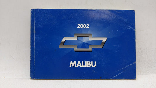 2002 Chevrolet Malibu Owners Manual Book Guide OEM Used Auto Parts - Oemusedautoparts1.com